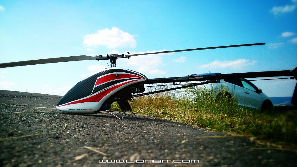 Speedflug Heli mit aerodynamischem Lander